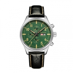 Green Dial,Black Strap