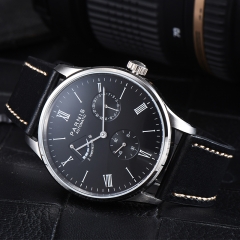Stainless Case, Black Dial