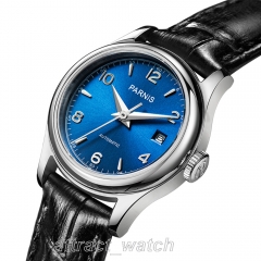 Blue Dial, Black Strap