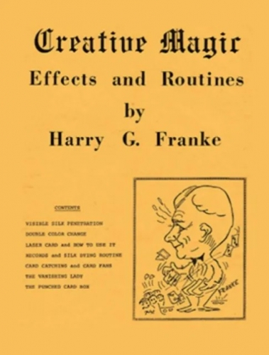 Harry Franke Lecture - Creative Magic Effects Harry Franke Lecture - Creative Magic Effects