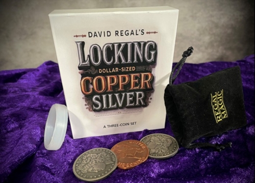David Regal's Locking DOLLAR-SIZED Copper Silver David Regal's Locking DOLLAR-SIZED Copper Silver