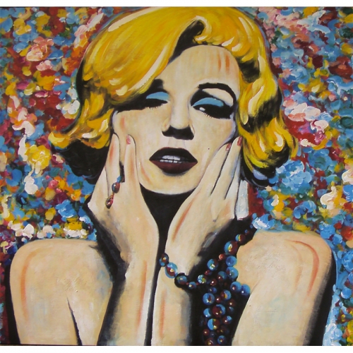 Pop Monroe painting