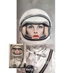 Andrew Martin canvas art,Nasa Space girl painting on canvas