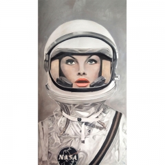 Andrew Martin canvas art,Nasa Space girl painting on canvas