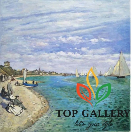 Sainte-Adresse-- Monet , custom oil painting ,Shenzhen Dafen village oil painting ,High quality Chinese canvas wholesale price ,Chinese oil painting manufactor