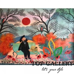 The Fantastic Jungles of Henri Rousseau replica, Chinese oil painting supplier , custom oil painting