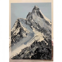 snow mountain art,Chinese modern art,modern paintings ,art drawing