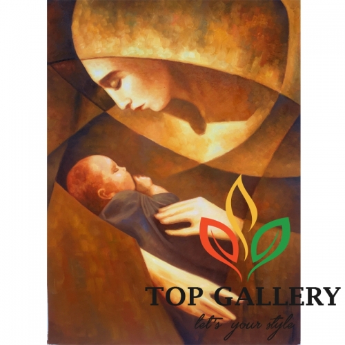 Maria painting, maria art on canvas ,christian painting canvas art