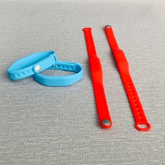 Custom Wearable RFID HF Silicone 13.56MHz Wristbands