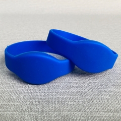 Customized Logo Printing Reusable NFC RFID Silicone Wristband