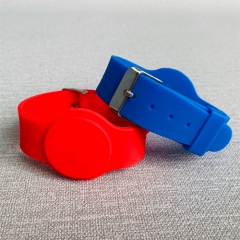 Bright Colours Reusable Adjustable FM11RF08 Passive RFID Wristband