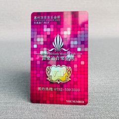 Custom Holographic Medical Laser Rainbow Colorful PVC Plastic RFID Visiting Card