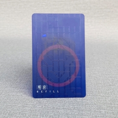 Glossy surface plastic Contact IC Smart Card Frosted RFID card