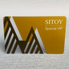 Glossy surface plastic Contact IC Smart Card Frosted RFID card