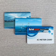 Customized Printed IC card for Prepaid Water Meter