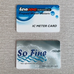 Customized Printed IC card for Prepaid Water Meter