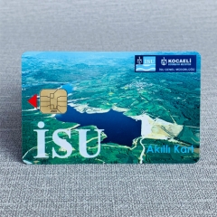 Customized Printing PVC Contact IC Chip Card for hotel/membership