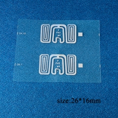 ISO18000-6C UHF Impinj F43 M4 Dry Inlay/Wet Inlay rfid adhesive sticker