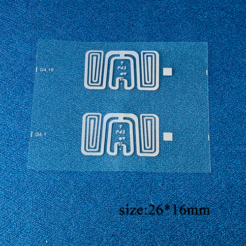 ISO18000-6C UHF Impinj F43 M4 Dry Inlay/Wet Inlay rfid adhesive sticker