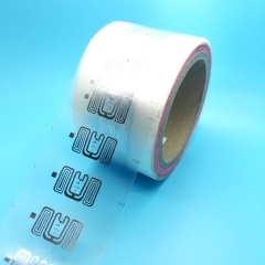 ISO18000-6C UHF Impinj F43 M4 Dry Inlay/Wet Inlay rfid adhesive sticker