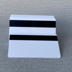 White Gloss PVC Card 760 Micron with Hi-Co 2,750oe