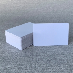 TK4100 White PVC Card Keep 100% Full card Surface Printing