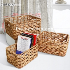 Water hyacinth basket