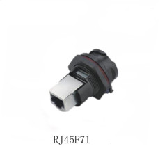 RJ45F71 Industrial Bayonet Plastic connector Female RJ45 industrial socket