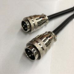 XS16 Series quick push pull IP65 2 3 4 5 6 7 8 9 pin waterproof straight male female plug maojwei connector