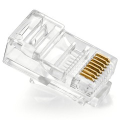 RJ45 Cat5e UTP unshielded web crystal head network cable connector