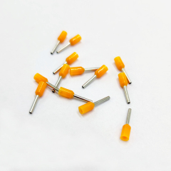 Copper Nylon Insulated Cord Pin Ends Crimp Wire Yellow Ferrule Connectors Kit