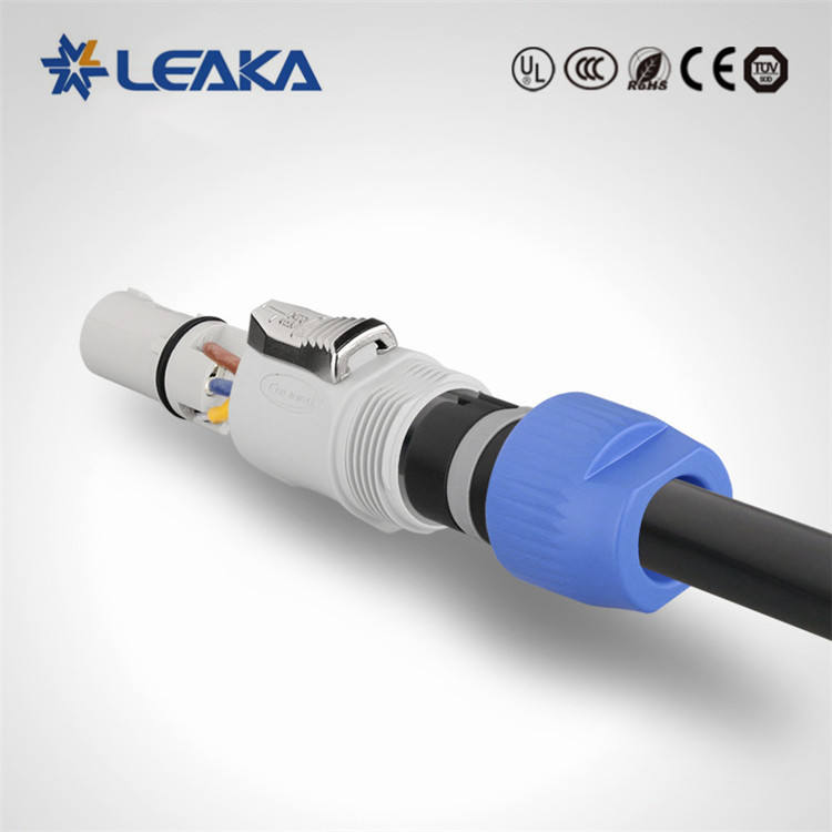 Ip65 Powercon For Led Screen Power Connector