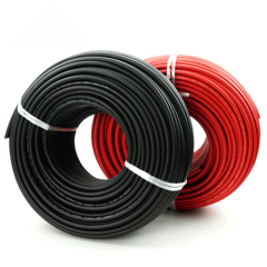 Customization Solar DC Cable 6mm2 Of Red Black