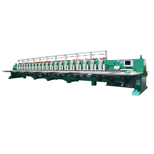 20 heads chenille embroidery machine