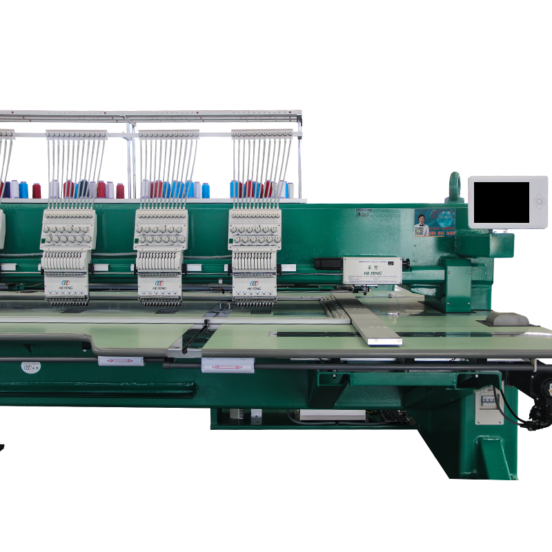 20 heads flat embroidery machine