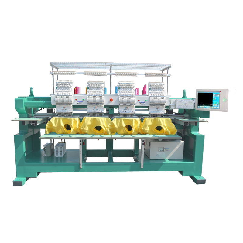 4 head cap tshirt embroidery machine