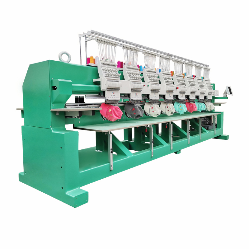 8 Heads Tubular Embroidery Machine