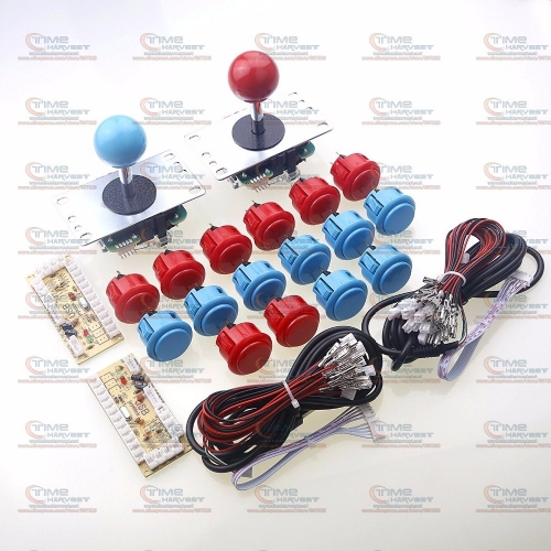 Arcade Joystick DIY Kit with Zero USB Encoder original Sanwa Joystick Sanwa Push Button for Arcade Joystick PC MAME Game Console