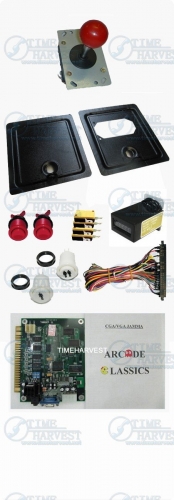 DIY Arcade parts Bundles kits With Joystick Push button Microswitch Coin door Jamma harness for Arcade Machine/Game cabinet