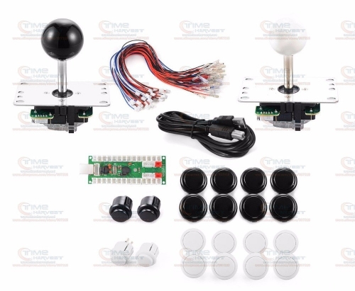 Zero Delay Arcade Game USB Encoder PC Joystick DIY Kit for Mame Jamma Other PC Fighting Games Arcade Mame Games Rocker