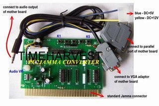 2 pcs PC to jamma converter PC 2 Jamma converting board computer to arcade game machine computer to cabinet amusement machine