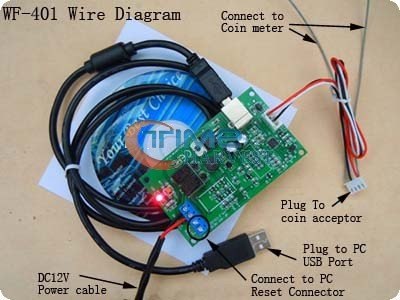 USB computer control board for Coin Operated Computer/USB timer control Adpter board /used at almost any public or private place