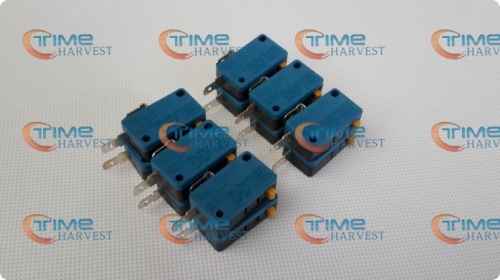 20 pcs Microswitch for Push Button/2 terminals blue micro switch for button/Arcade Game Machine Parts/cabinet accessories