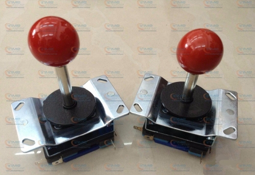 4 pcs Good quality iron Joystick Long shaft 8 way joystick with Microswitch game cabinet parts for coin operated arcade machine