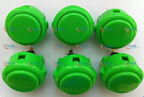 6 pcs 100% Official Original Sanwa OBSF-30 Push Button for Arcade Game Machine accessories/Arcade game machine parts