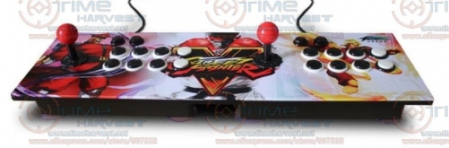 Zero Delay Arcade USB Joystick 2 player Fighting Game console with normal 8 ways Joysticks Locking Button for PC MAME Android