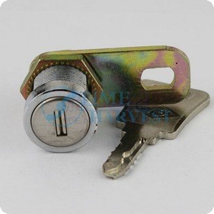 10 pcs of 17mm Zinc Alloy Cam Lock can for arcade coin door/arcade cabinet door lock with planus key same keys