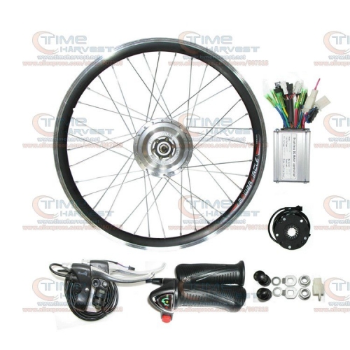 350W 24V electric mountain bike motor 26&quot; Bicycle wheel electric bicycle kit With DC 24V Controller Electric Bike conversion set