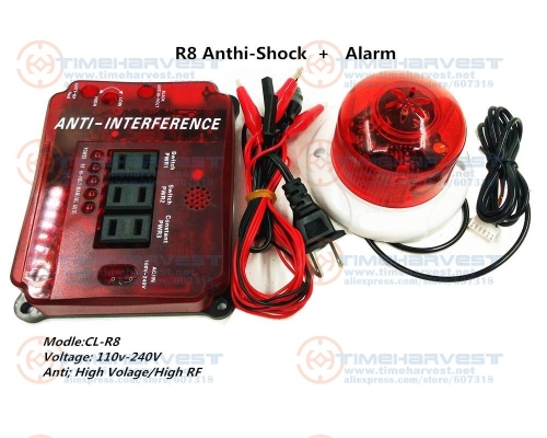 R8 Anthi-shock + Alarm light Anti-interference PCB box with multi functions Anti board for casino slot game cabinet machine