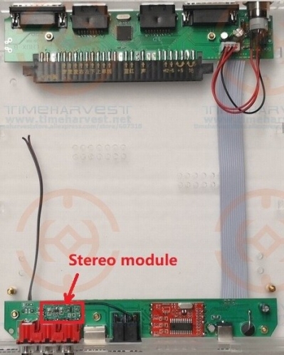 JAMMA CBOX PCB without MVS motherboard &amp; plastic casing Only 2 boards control connector converting board &amp; video converter board